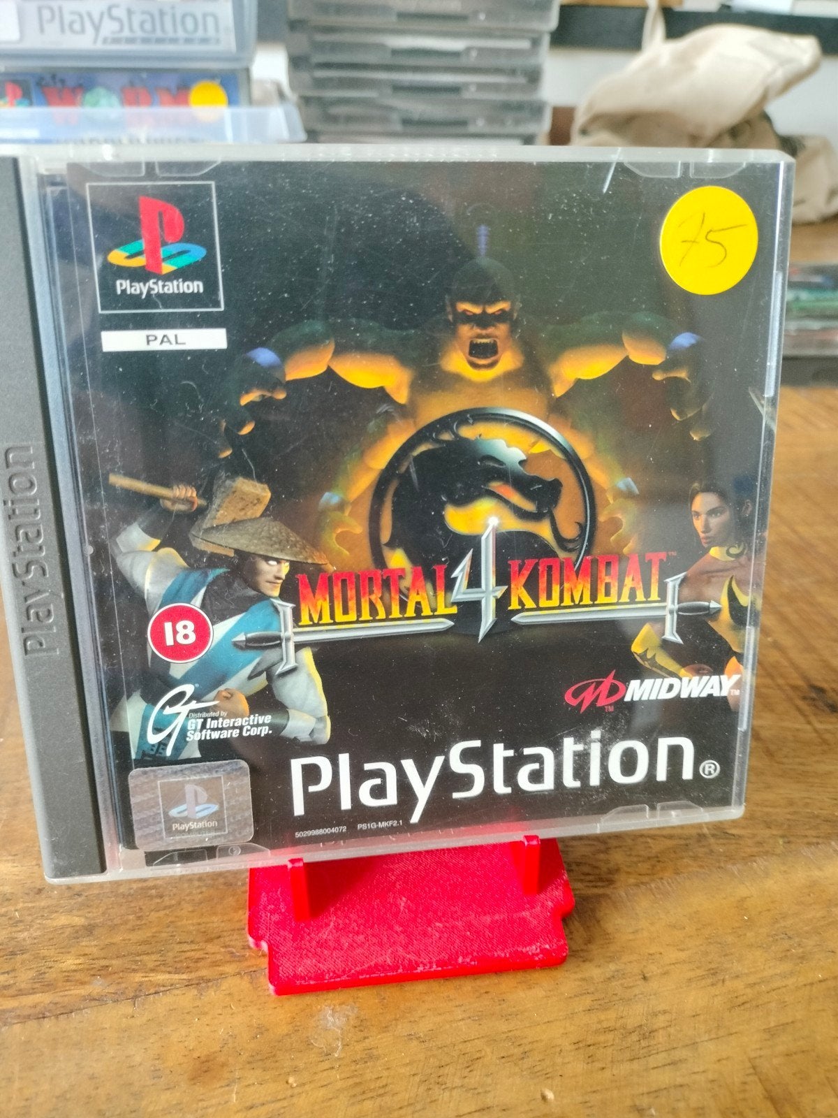 Mortal Kombat 4 - PlayStation 1 (PS1) Klassieker, Spelcomputers en Games, Games | Sony PlayStation 1, Gebruikt, Vanaf 18 jaar