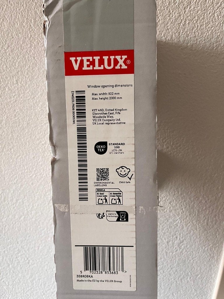NIEUW VELUX Insecten HOR (dak)raam ZIL PK06 - 0000SWL WIT, Doe-het-zelf en Verbouw, Nieuw, 120 tot 160 cm, Dakraam, 160 cm of meer