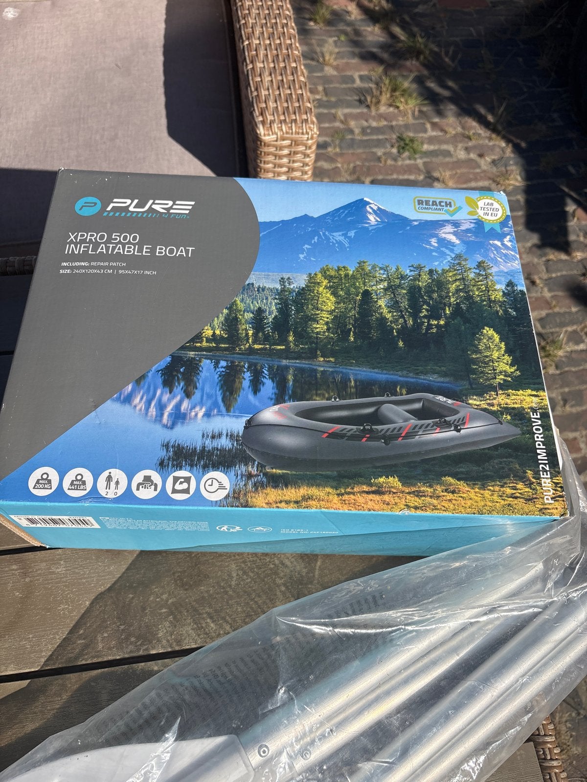 Nieuwe Opblaasbare Boot XPRO 500 met Roeispanen, Ophalen of Verzenden, Nieuw