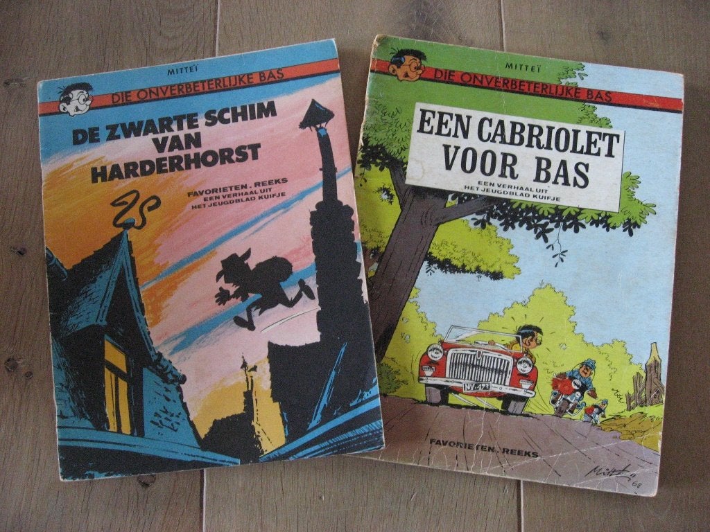 Die onverbeterlijke Bas. Nr 21 en 32., Meerdere stripboeken, Ophalen of Verzenden, Gelezen