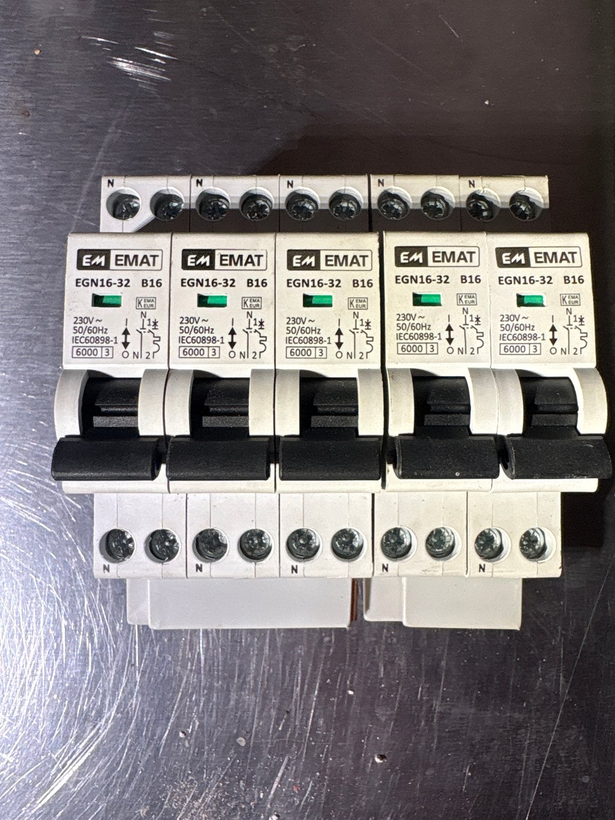 5x Emat Installatieautomaat B16, Ophalen of Verzenden, Nieuw, Emat, Installatieautomaat