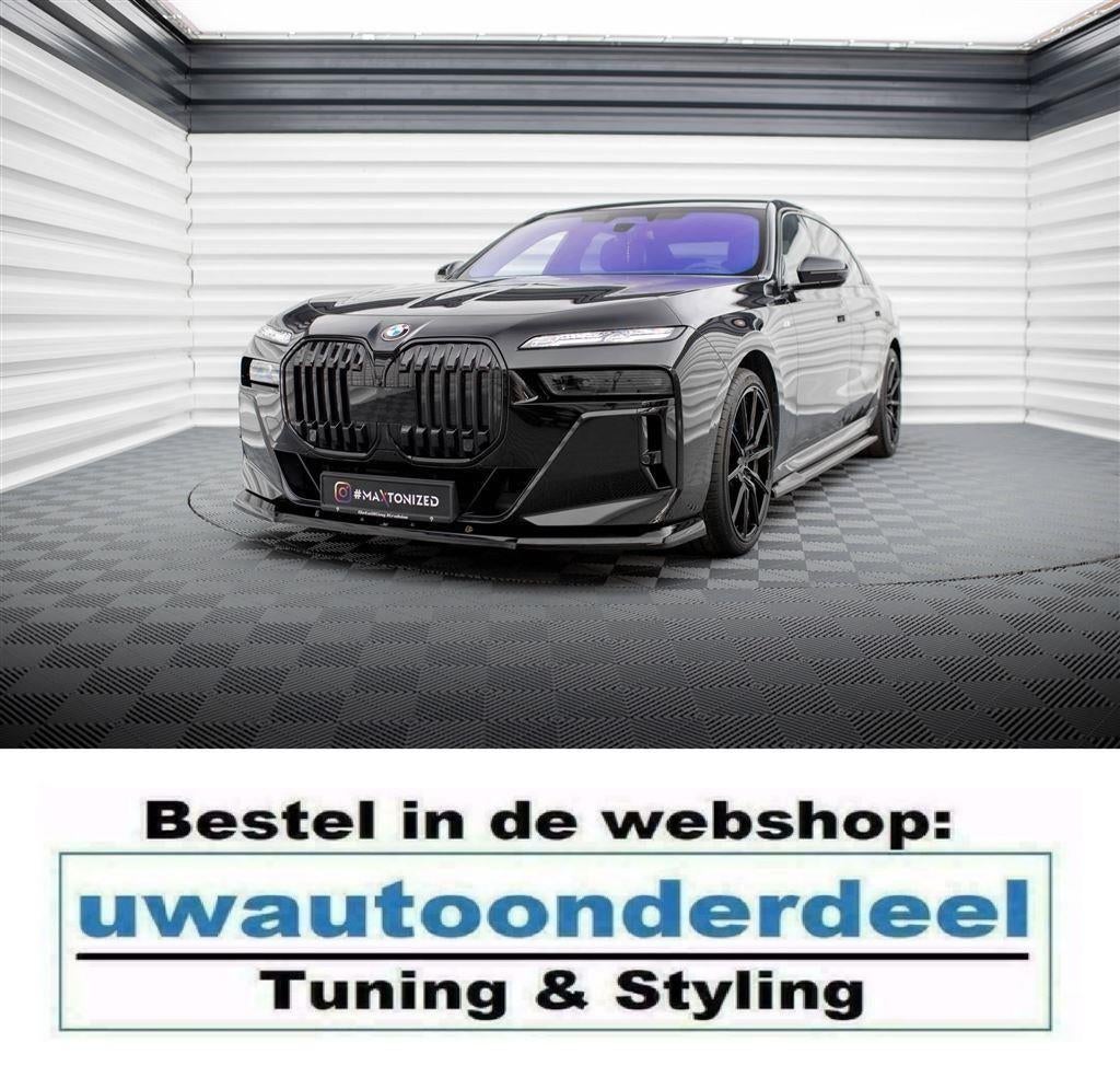 Maxton Design Spoiler Splitter Lip Bmw 7 Serie M Pack / M760, Verzenden