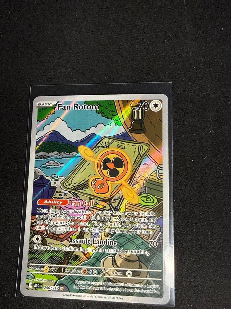 Pokémon Kaart: Fan Rotom (250/217) - Ascended heroes, Verzenden, Zo goed als nieuw, Losse kaart, Foil