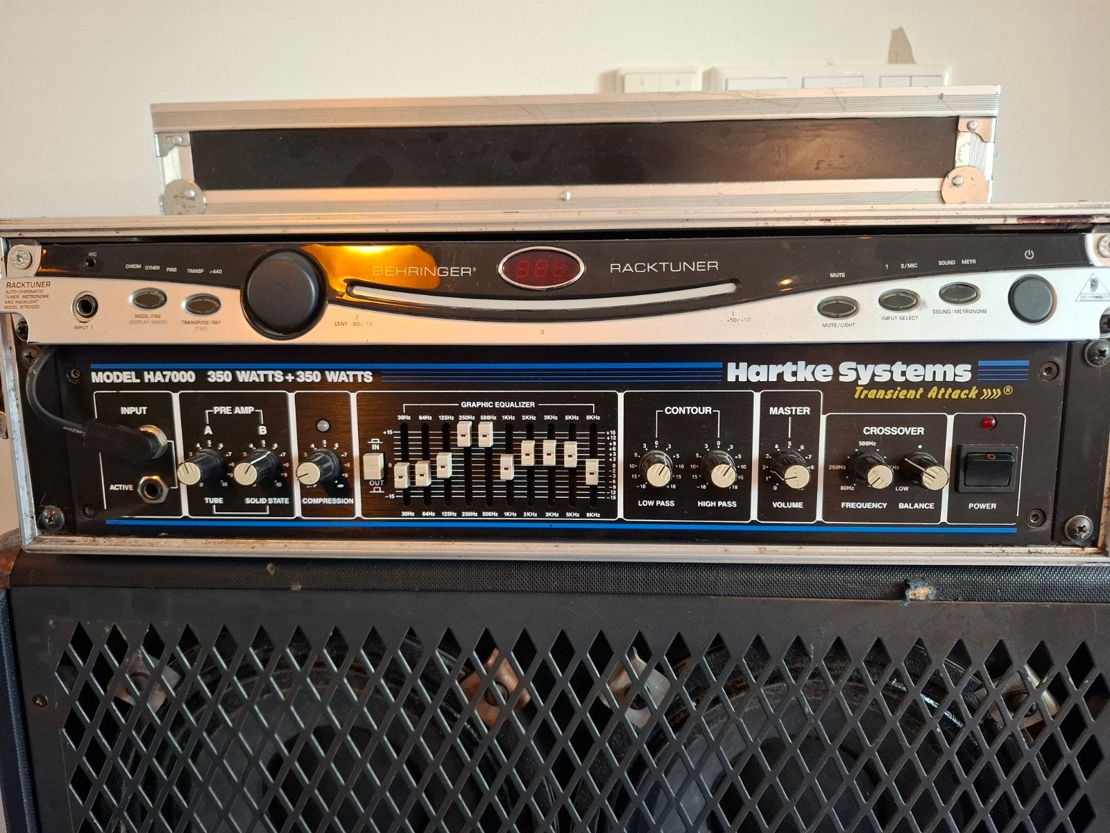 Hartke HA7000 basversterker, Ophalen, Gebruikt, Basgitaar, 100 watt of meer