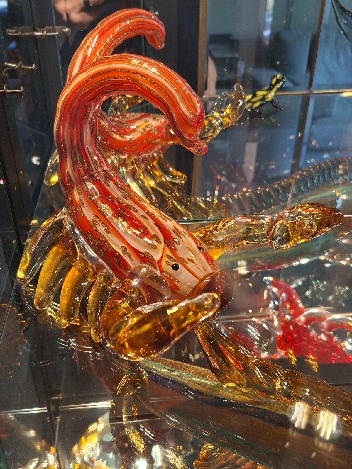 te koop mooie murano glazen sqorpioen zie foto's, Ophalen