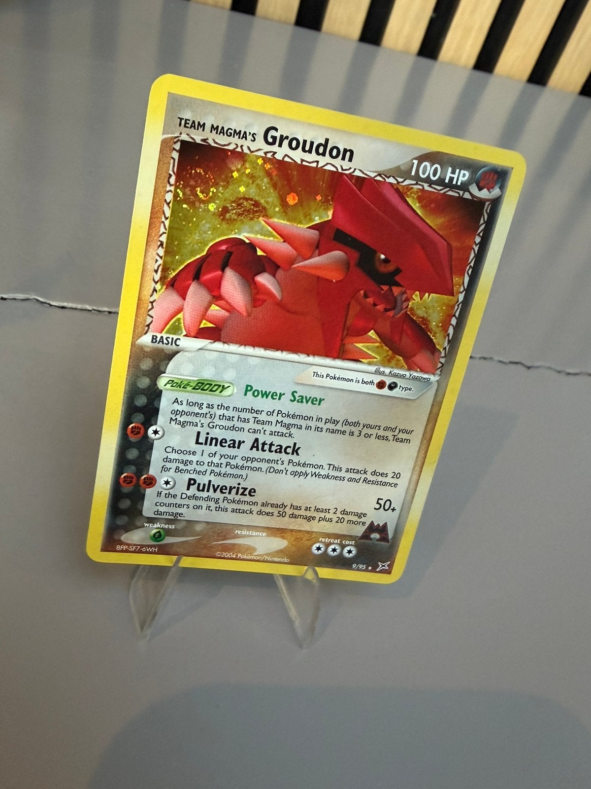 Team Magma’s Groudon 9/95 Holo, Ophalen of Verzenden, Zo goed als nieuw