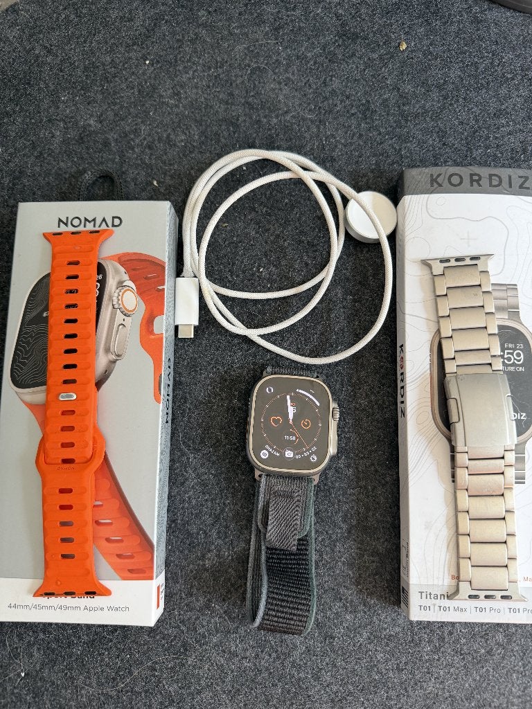 Apple Watch Ultra 2 + diverse banden, Ophalen, Gebruikt, Apple Watch ⌚️, IOS