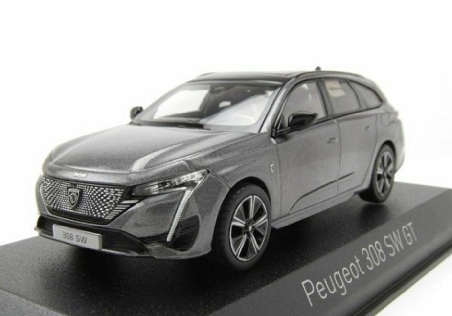 PEUGEOT 308 SW GT '21 PLATINIUM GRIJS 1/43 NOREV ref. 473936, Verzenden, Nieuw, Auto, Norev