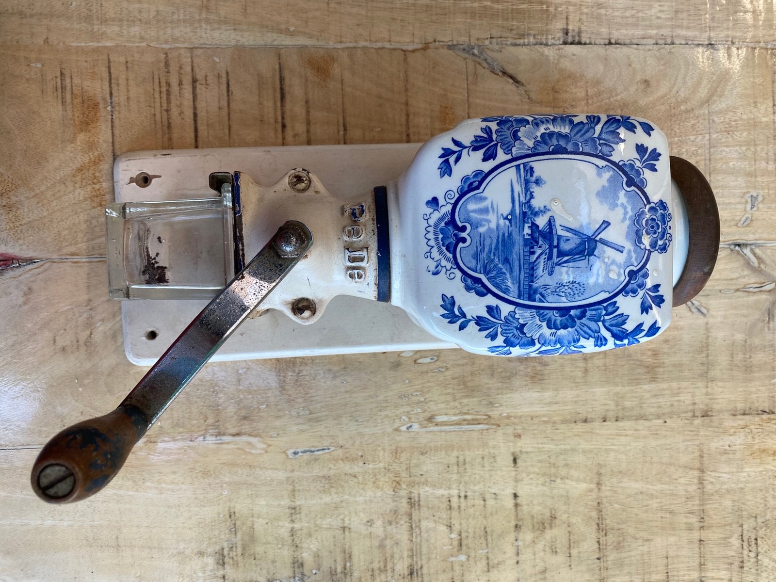 PéDé koffiemolen met oud Hollandsche afbeeldingen., Ophalen of Verzenden