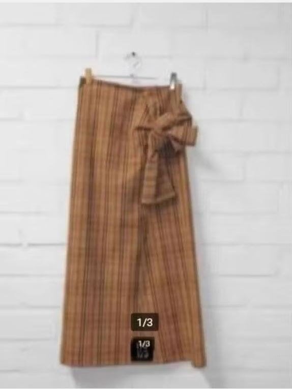 Alysi - Prachtige geruite rok maat 34 - Nieuw €150, Beige, Nieuw, Ophalen of Verzenden, Alysi