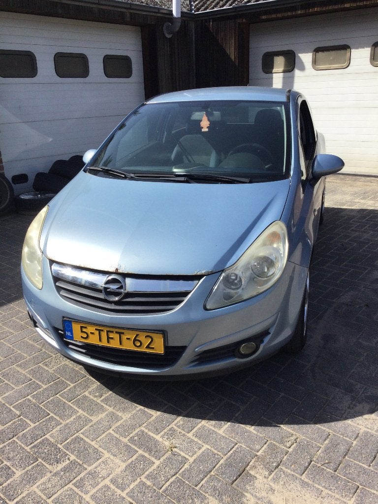 Opel Corsa 1.2 16V 3D WR 2007 Blauw, Auto's, Voorwielaandrijving, 40 €/maand, Zwart, 4 cilinders