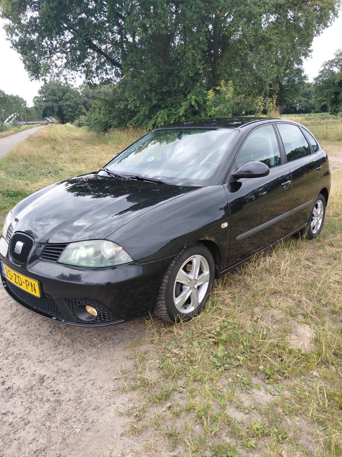Seat Ibiza 1.6 77KW 5DRS 2008 Zwart, Auto's, Voorwielaandrijving, 1069 kg, 4 cilinders, Handgeschakeld