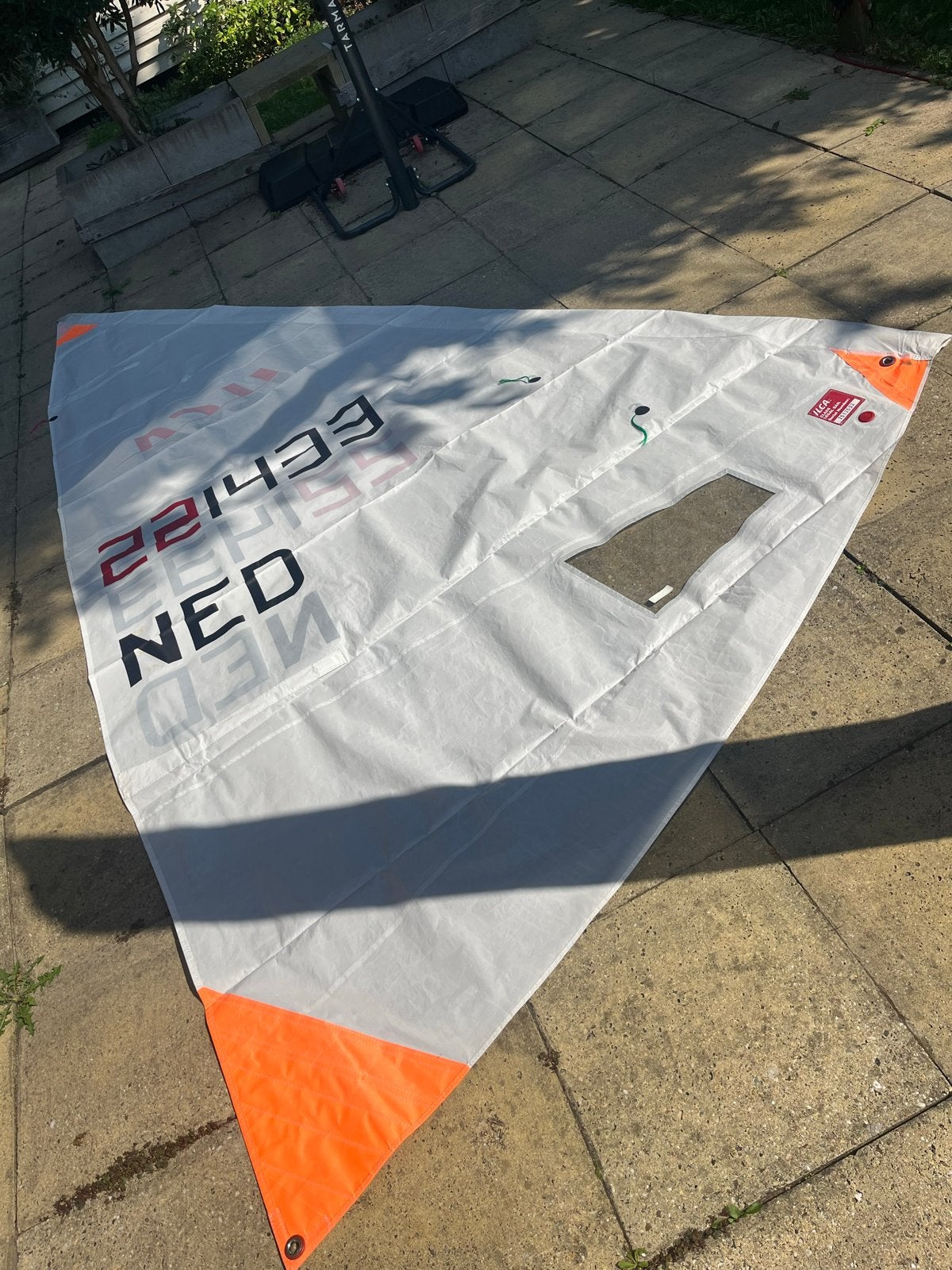 ILCA 4 zeil - goede staat, Gebruikt, Ophalen of Verzenden, 3 tot 6 meter, Minder dan 15 m²