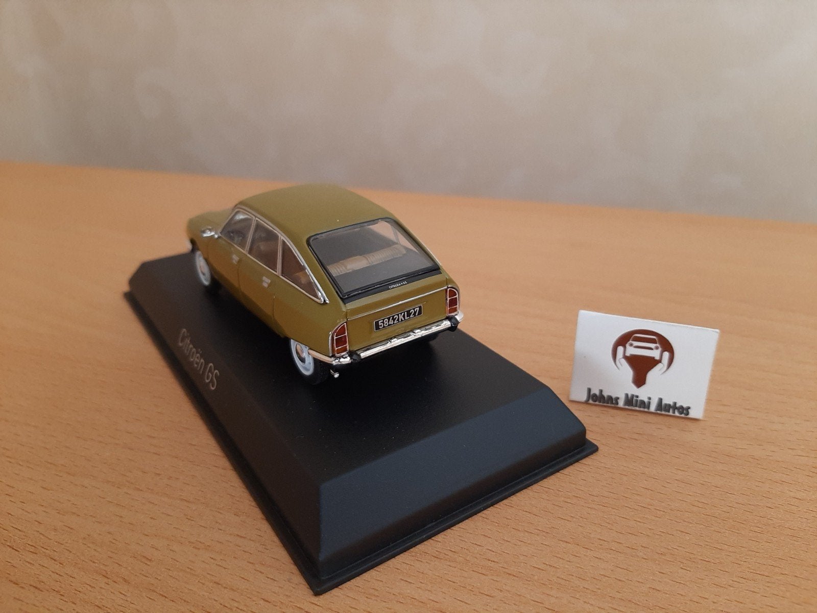 Citroën GS 1971 in bronze van Norev 1:43, Hobby en Vrije tijd, Auto, Norev, Ophalen of Verzenden, Norev