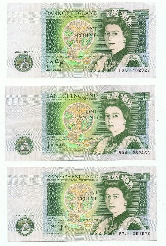 engeland 1 pond  Nr. 414, Ophalen of Verzenden, Overige landen, Setje