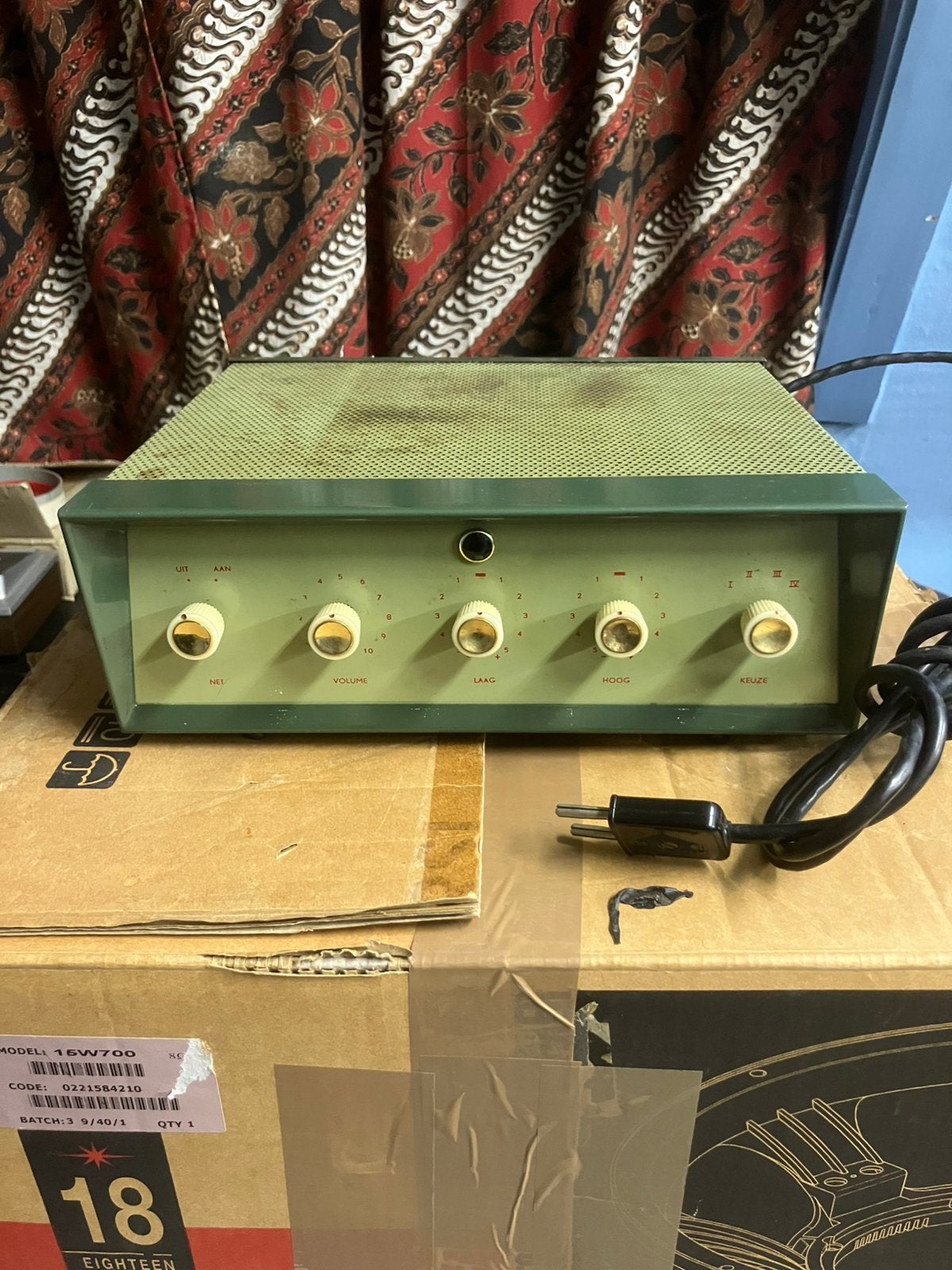 Philips hf302 vintage buizenversterker, Ophalen of Verzenden, Versterker