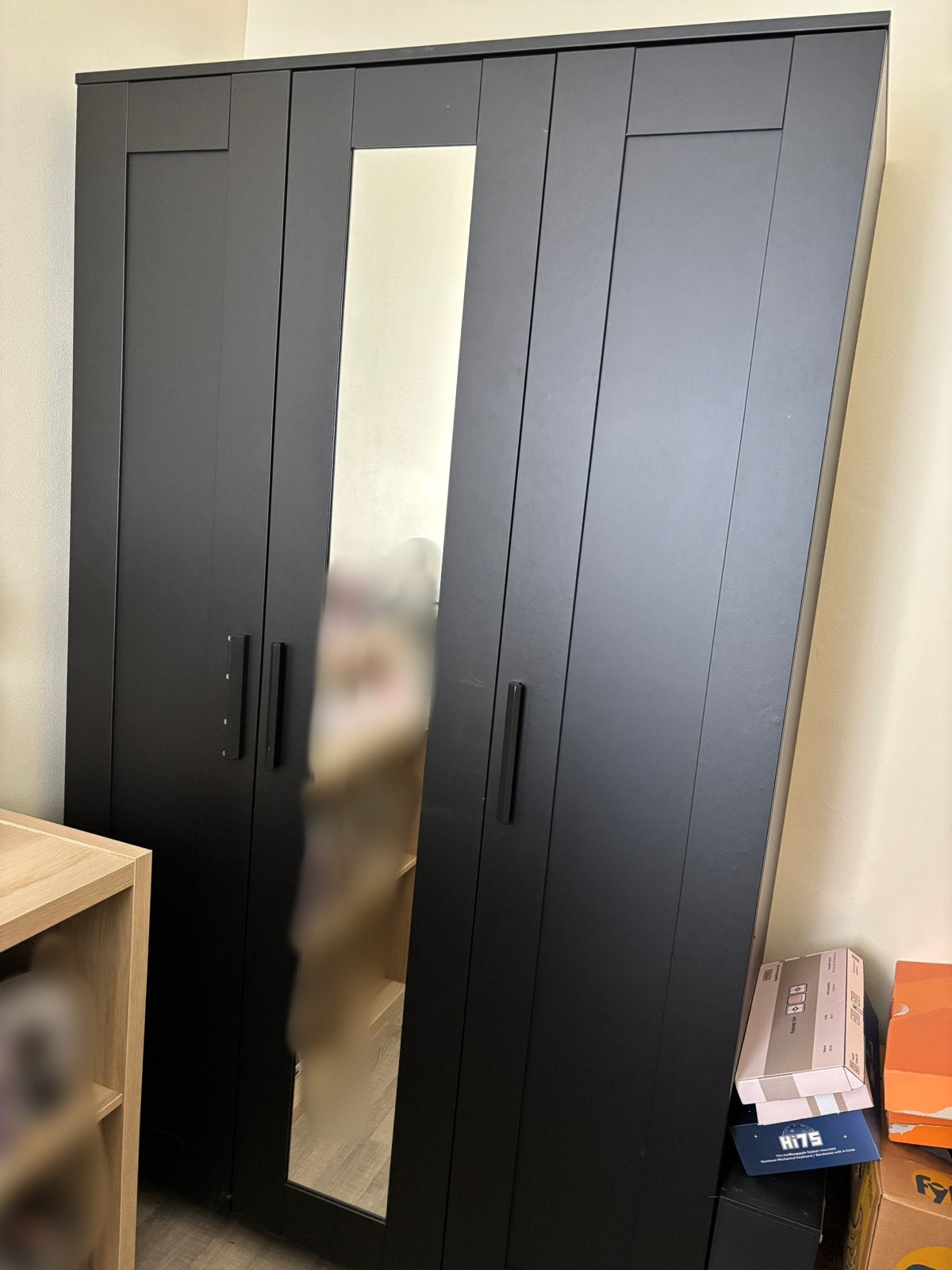 ikea hang- en legkast, Huis en Inrichting, Kasten | Kledingkasten, Ophalen, Met deur(en), 100 tot 150 cm, Zo goed als nieuw