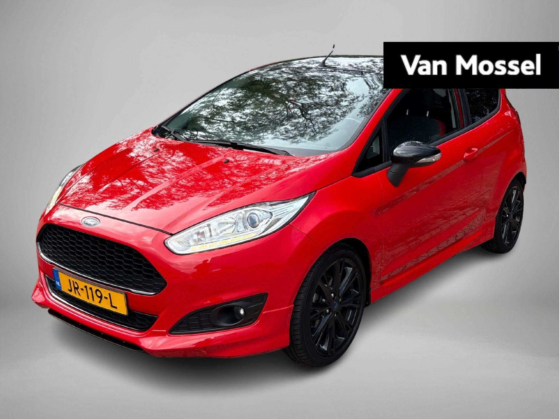 Ford Fiesta 1.0 EcoBoost Red Edition airco | cruise control, Voorwielaandrijving, 12 maanden, Stof, Euro 6