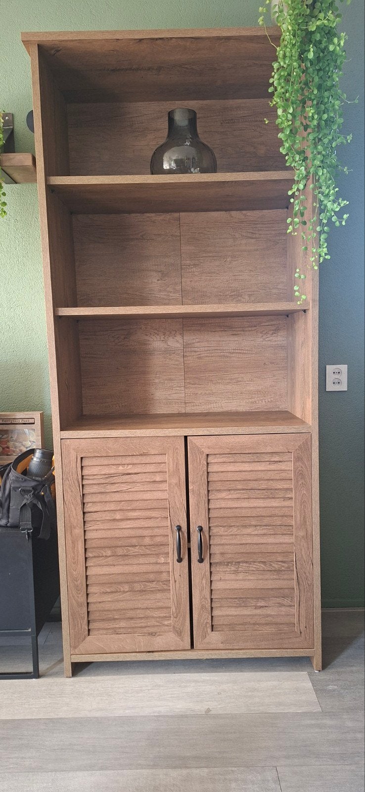 Boekenkast, Ophalen, Met deur(en), 50 tot 100 cm, Zo goed als nieuw