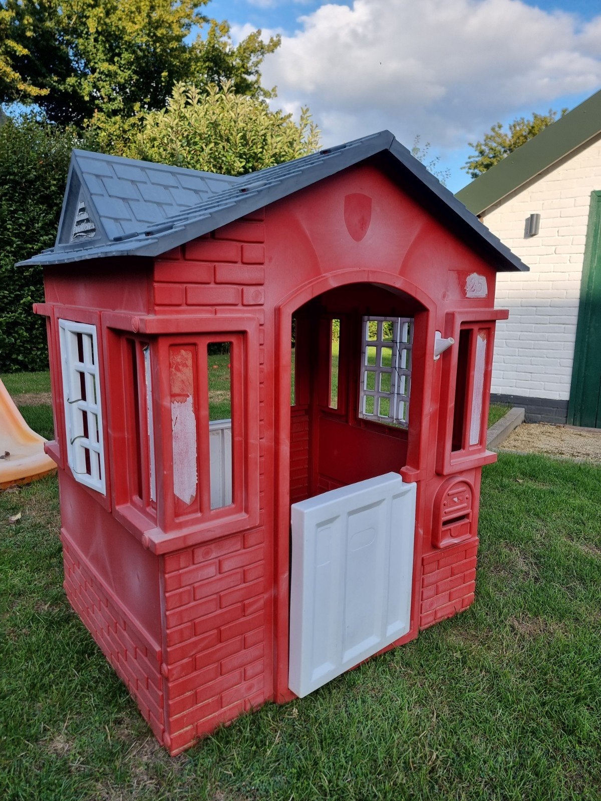 Rood speelhuisje voor kinderen - Gebruikt, Ophalen, Gebruikt, Kunststof