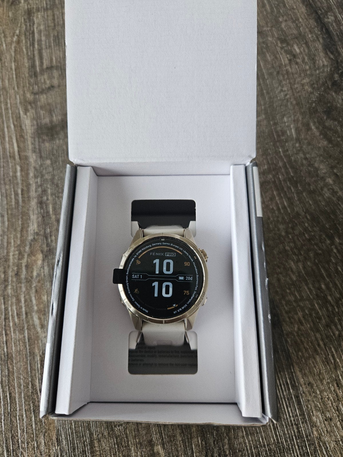 Garmin Fenix 7S Pro Sapphire Solar, Garmin Fenix 7S Sapphire Solar, Zwart, Ophalen of Verzenden, Zo goed als nieuw