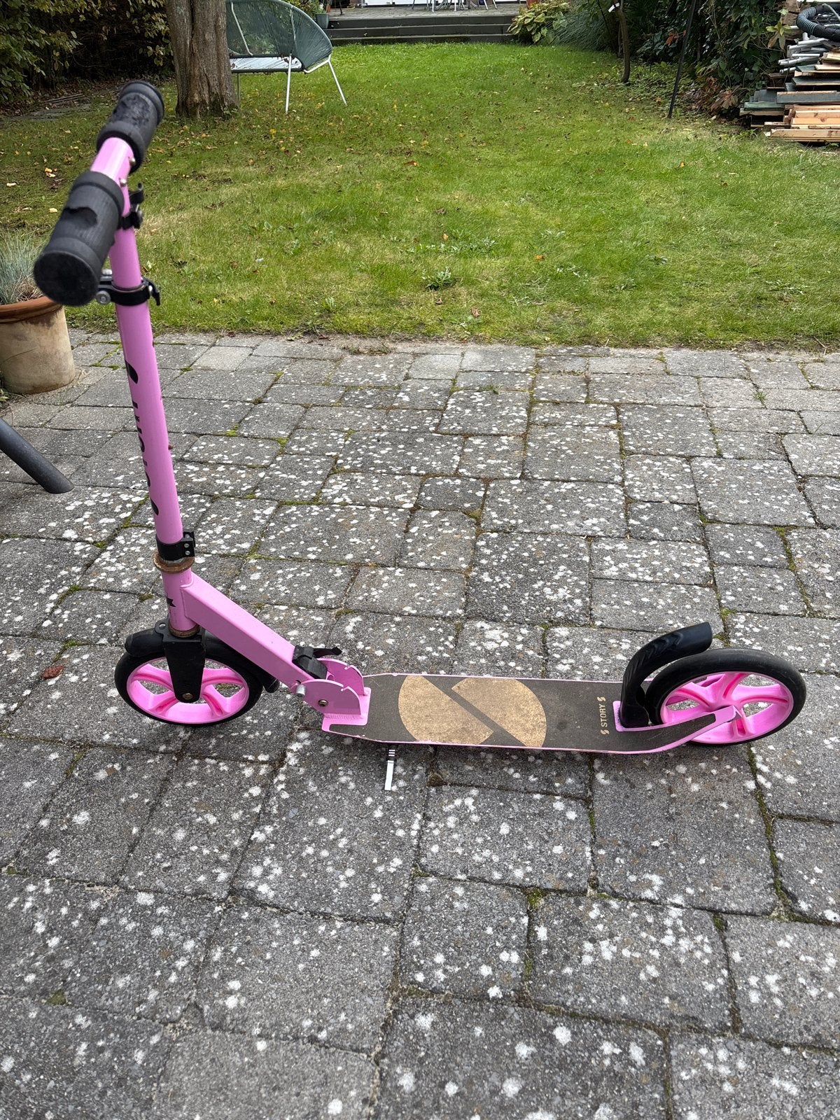Roze Story step - Gebruikt maar functioneel, Ophalen, Gebruikt, Gewone step