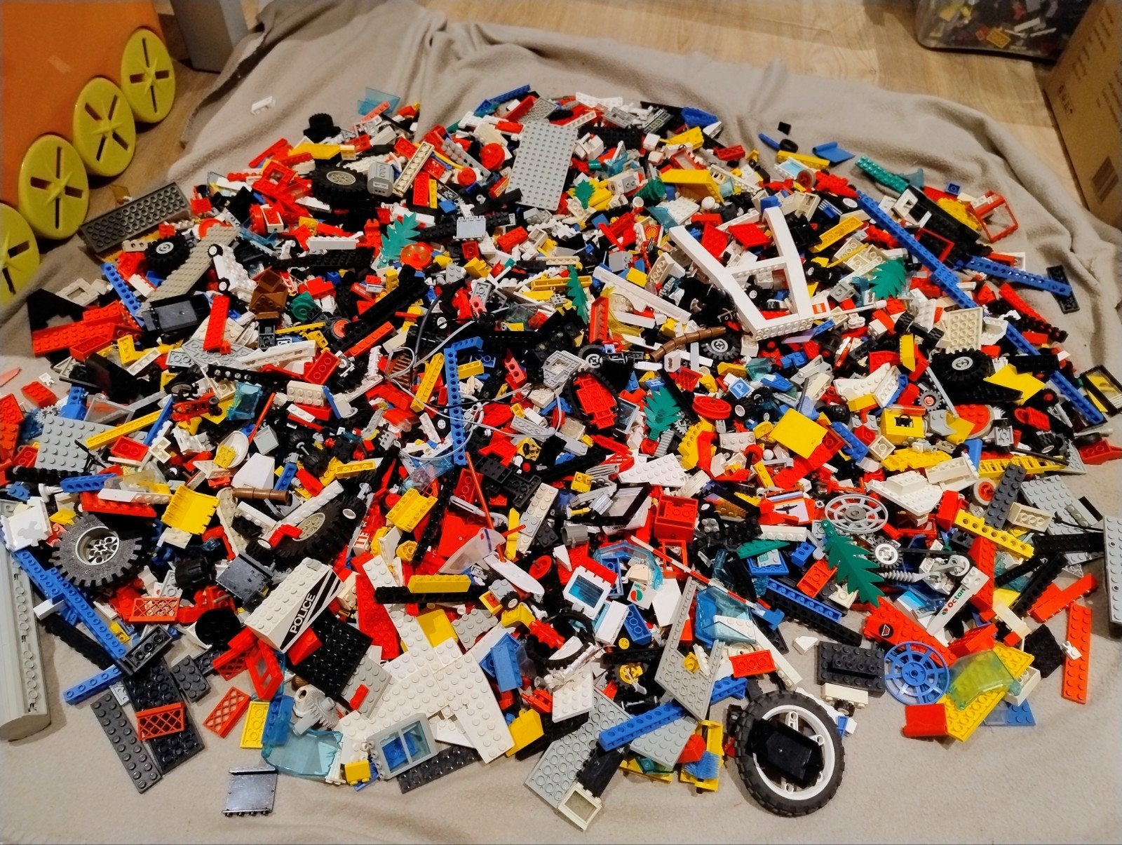 Grote partij vintage Lego jaren 80/90, Ophalen of Verzenden, Gebruikt, Losse stenen, Lego