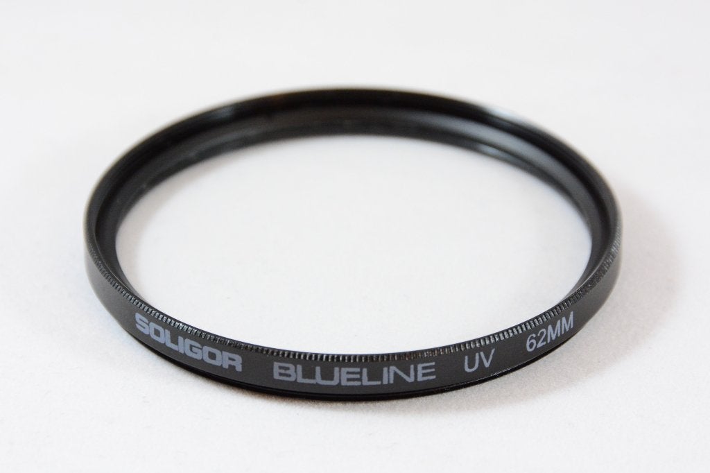Soligor Blueline UV-filter 62mm ZO GOED ALS NIEUW, 60 tot 70 mm, OP HALEN IN CASTRICUM, Soligor, UV-filter