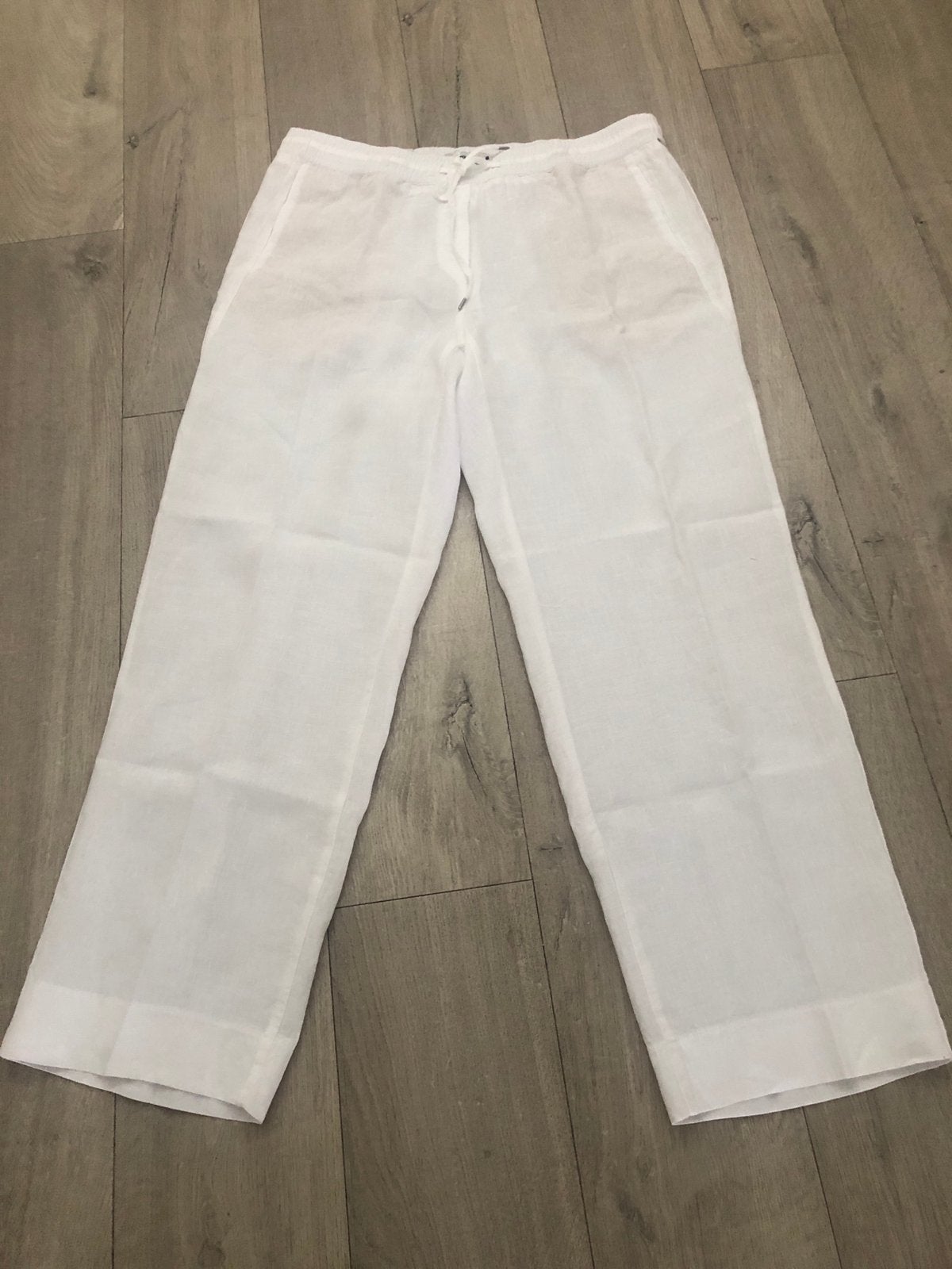 Brax linnen Broek wit maat 46 nieuw, Kleding | Dames, Broeken en Pantalons, Wit, Maat 46/48 (XL) of groter, Nieuw, Ophalen of Verzenden