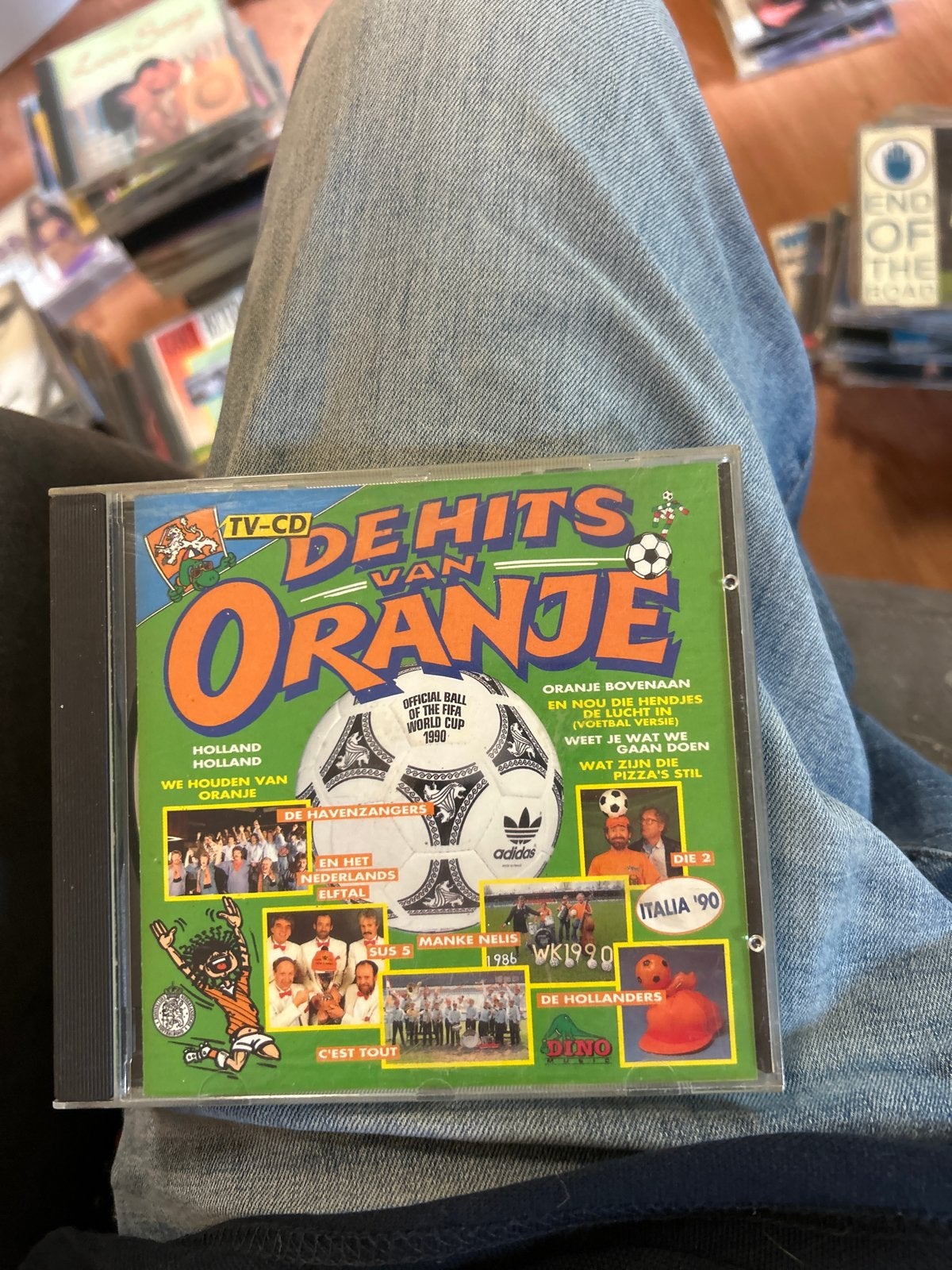 TV-CD De Hits van Oranje - WK 1990 Voetbal CD, Gebruikt, Ophalen of Verzenden, Feestmuziek, Verzamelalbum