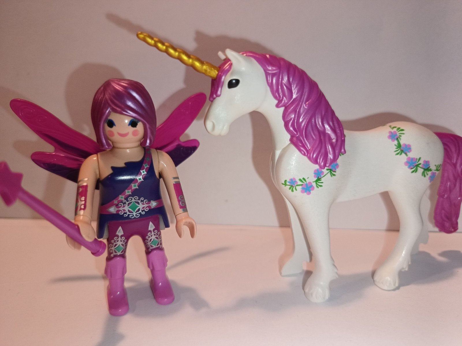 eenhoorn met elfje, Kinderen en Baby's, Speelgoed | Playmobil, Ophalen of Verzenden, Zo goed als nieuw, Fantasy, Losse onderdelen