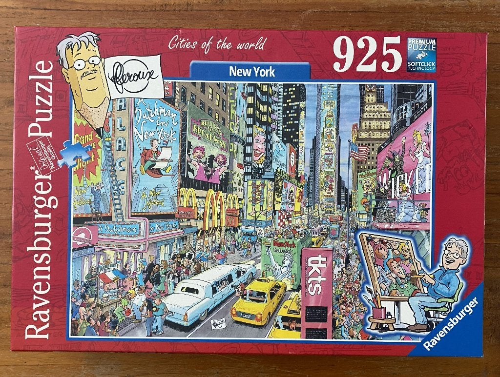 Veranderpuzzel Ravensburger Cities of the World: New York, Ophalen of Verzenden, 500 t/m 1500 stukjes, Zo goed als nieuw, Legpuzzel