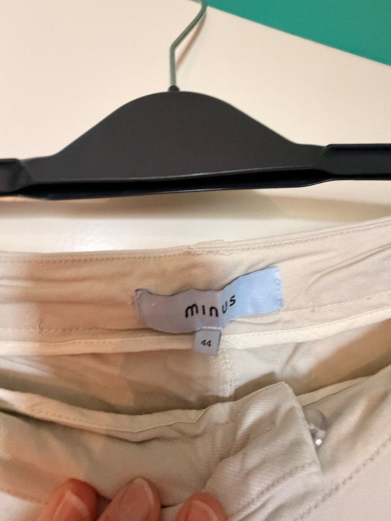 Minus broek, Kleding | Dames, Minus, Wit, Maat 42/44 (L), Ophalen of Verzenden