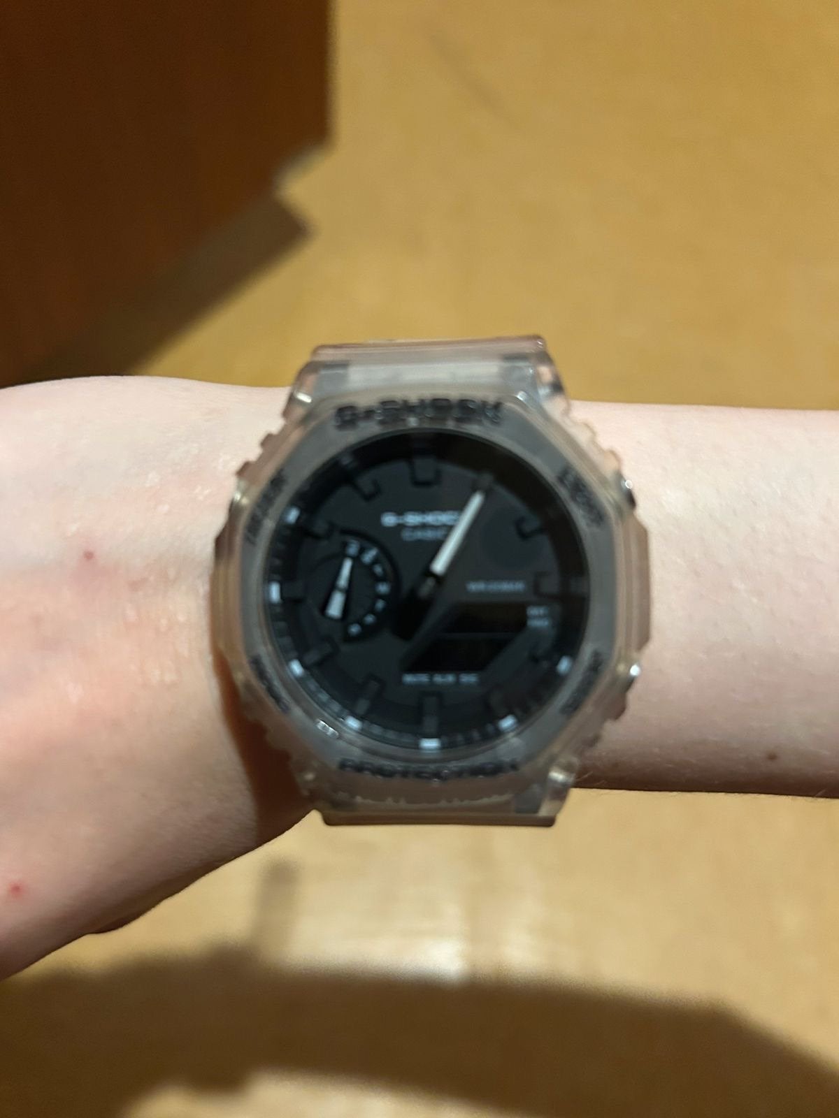 Casio G-Shock GA-2100-1A1ER Transparant Horloge, Sieraden, Tassen en Uiterlijk, Horloges | Heren, Casio, Kunststof, Polshorloge