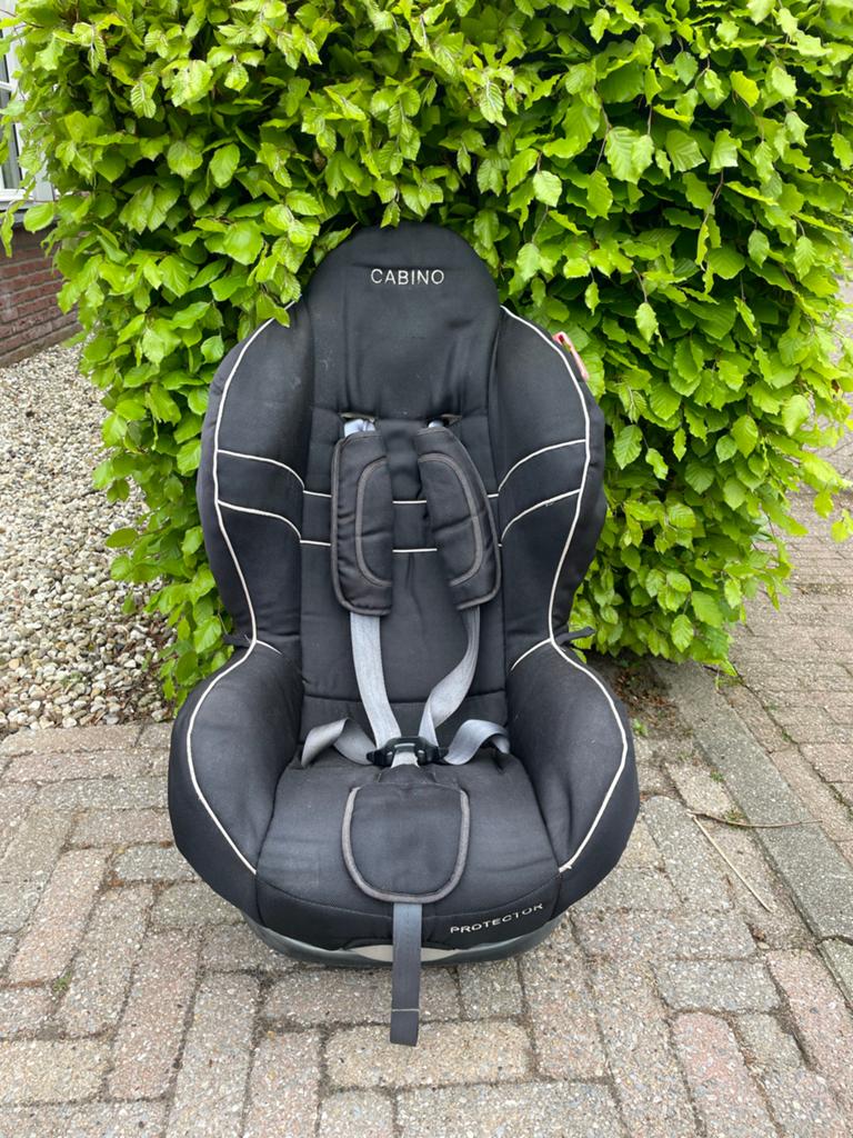 Cabino Protector autostoel - Zwart, Autogordel, Zo goed als nieuw, 9 t/m 36 kg, Ophalen