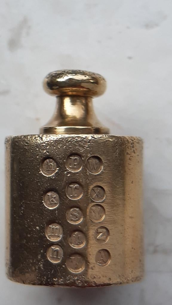 gewichtje 50 gram - gewichten (H7), Ophalen of Verzenden, Koper