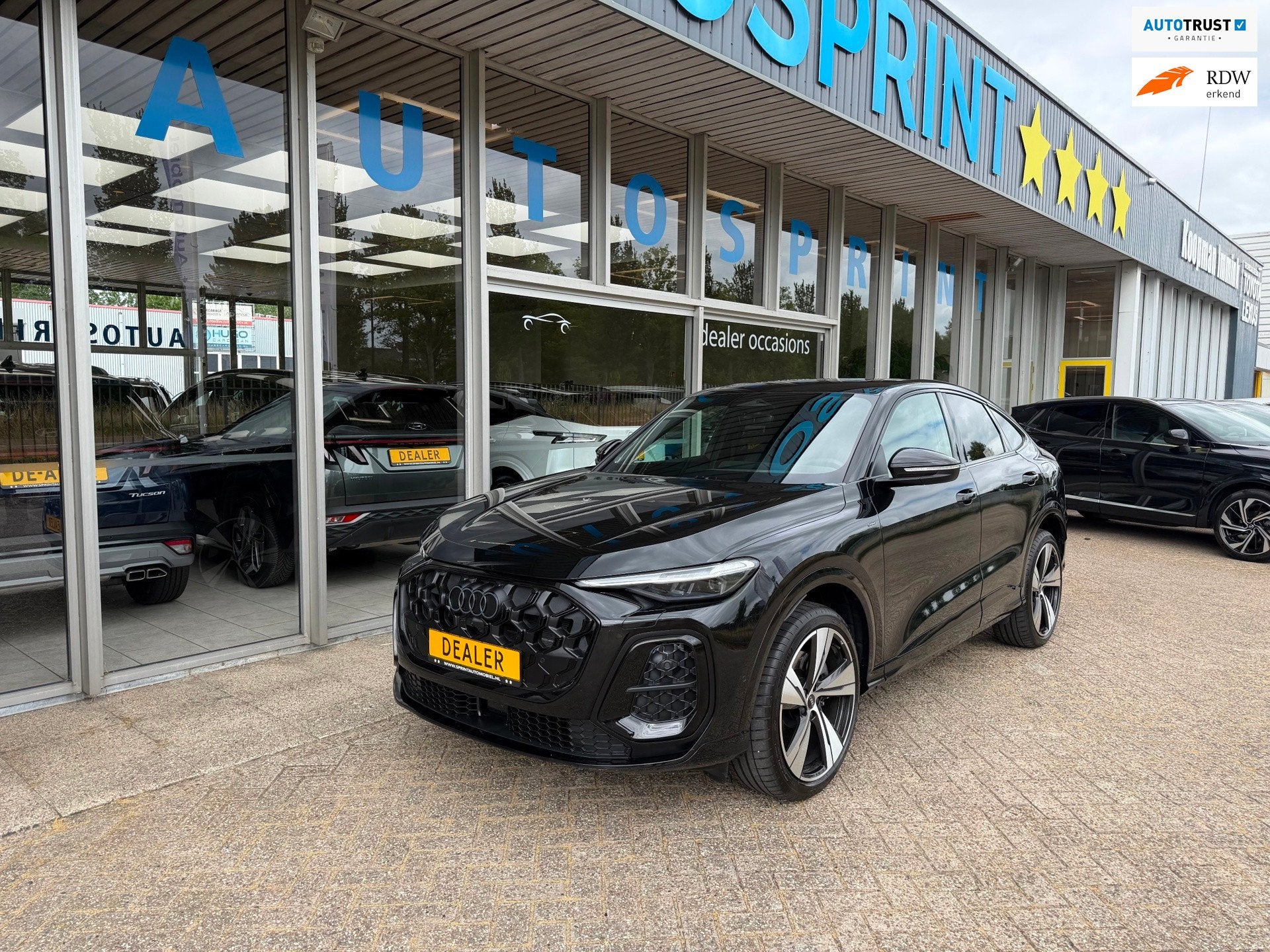 Audi Q5 Sportback 2.0 TFSI e-hybrid quattro S edition PANORA, Auto's, Audi, Automaat, Gebruikt, 4 cilinders, Zwart