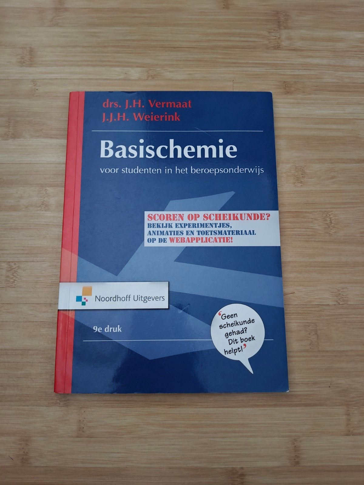 Basischemie - Noordhoff Uitgevers - 9e druk, Ophalen of Verzenden, Zo goed als nieuw, MBO, Drs. J.H. Vermaat, J.J.H. Weierink
