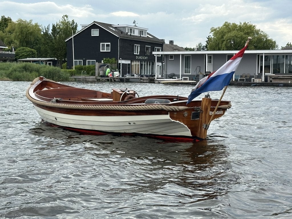Unieke klassieke Spiegelsloep type ' Kapiteinssloep ' met, Watersport en Boten, Sloepen, Overige merken, Binnenboordmotor, Diesel