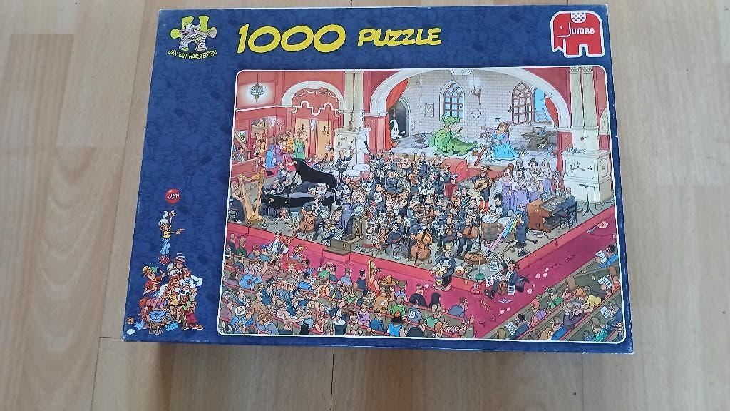 DE OPERA JAN VAN HAASTEREN 1000 stukjes, Ophalen of Verzenden, 500 t/m 1500 stukjes, Gebruikt, Legpuzzel