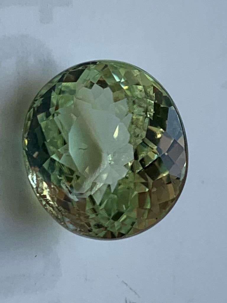 Tourmouline edelsteen 6,75 crt met certificaat, Ophalen of Verzenden, Zo goed als nieuw