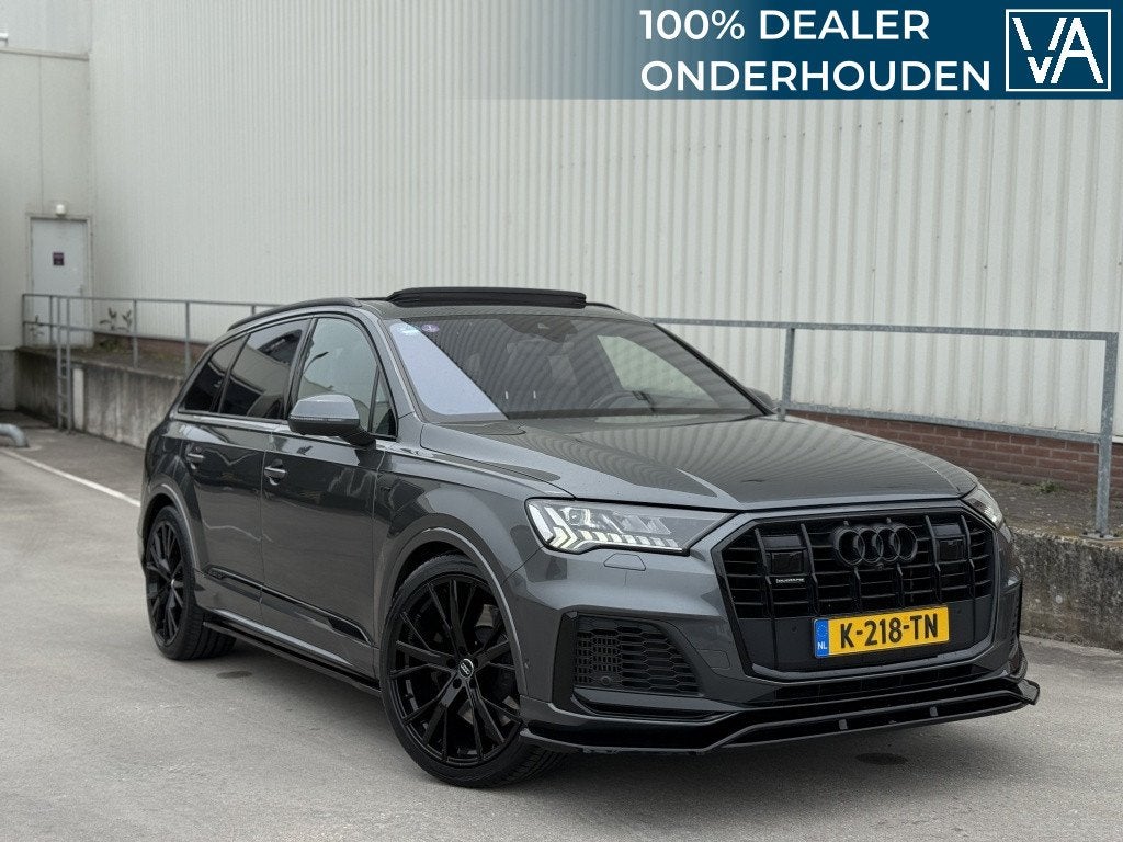 Audi Q7 55 TFSI e Quattro | S-Line | Maxton | B&O | Pano, Auto's, Audi, Automaat, Dealer onderhouden, Gebruikt, Euro 6