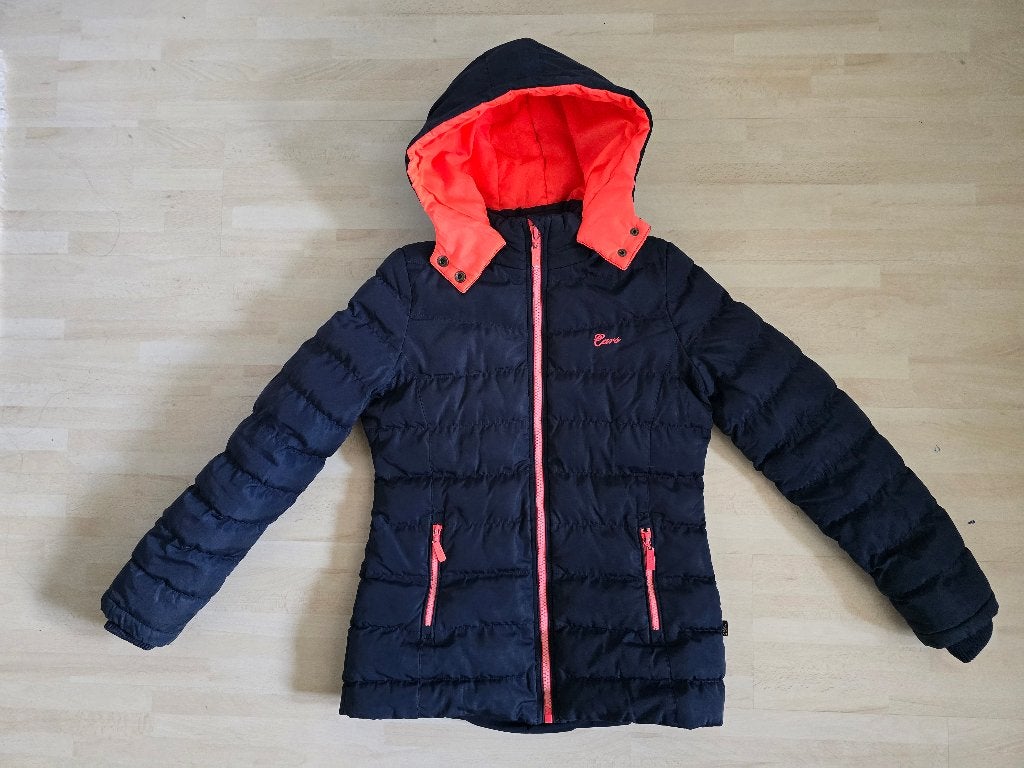 Gebruikte winterjas van Cars Jeans maat 164, Gebruikt, Meisje, Ophalen of Verzenden, Cars Jeans