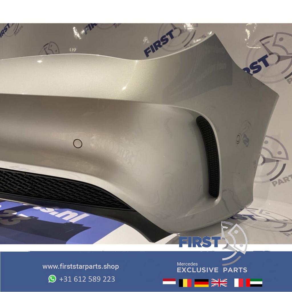 W117 CLA AMG ACHTERBUMPER COMPLEET ZILVER GRIJS Mercedes C11, Gebruikt, -, Voor, Ophalen of Verzenden