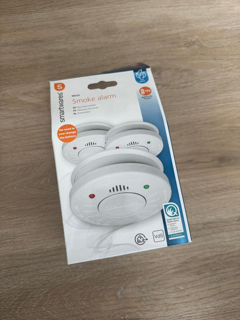 1 Gratis rookmelder, Ophalen, Detector, Sensor of Melder, Nieuw, Rook
