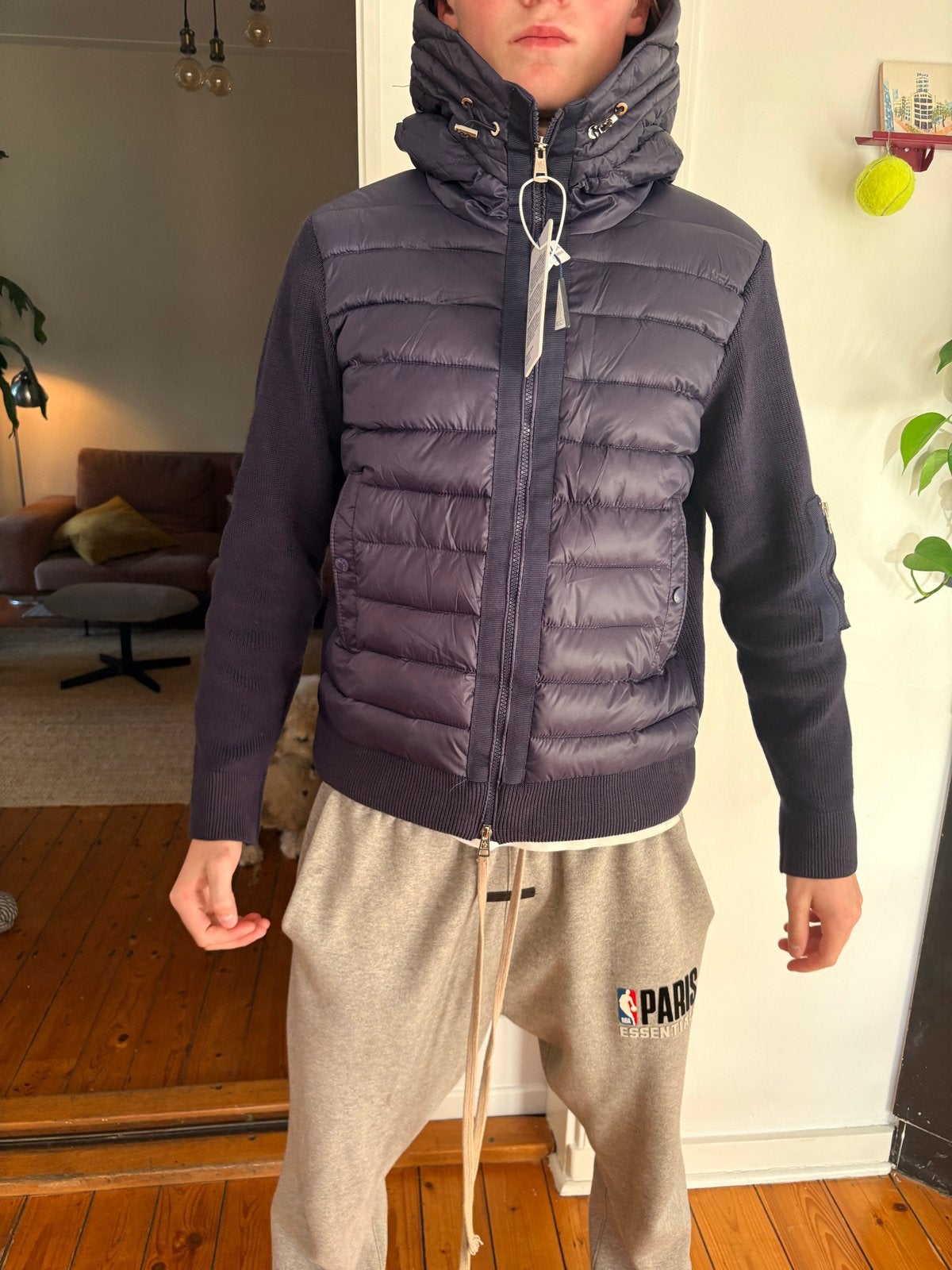 Moncler Hybride Vest - Nieuw met labels - Maat M, Ophalen of Verzenden, Nieuw, Maat 48/50 (M), Blauw