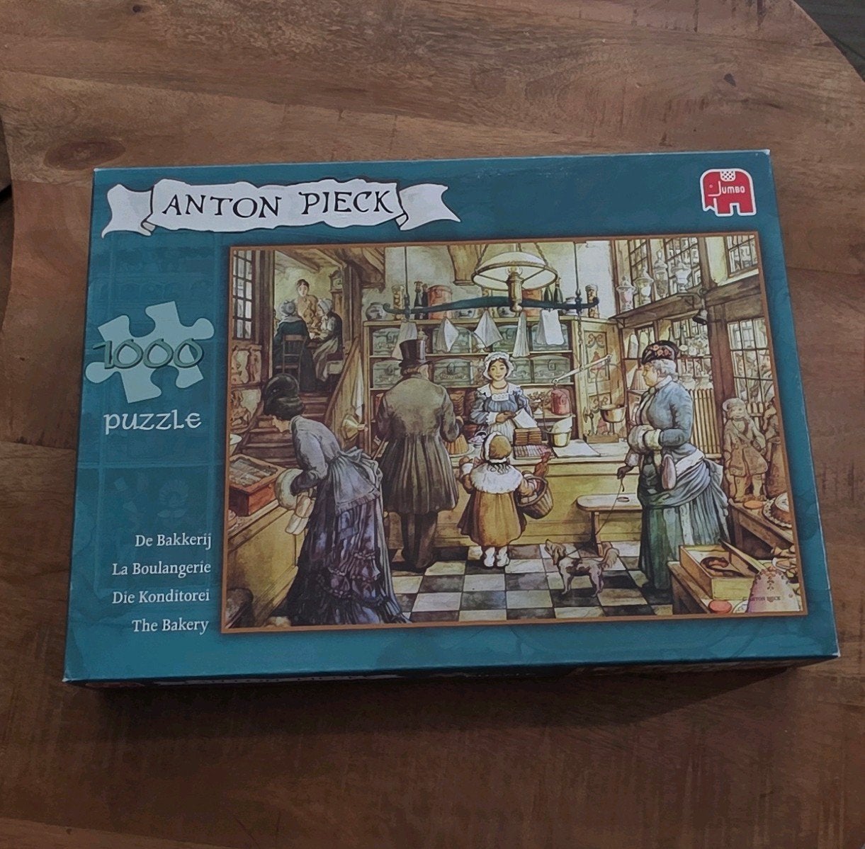 Anton Pieck Legpuzzel 'De Bakkerij' 1000 stukjes, Ophalen of Verzenden, 500 t/m 1500 stukjes, Gebruikt, Legpuzzel
