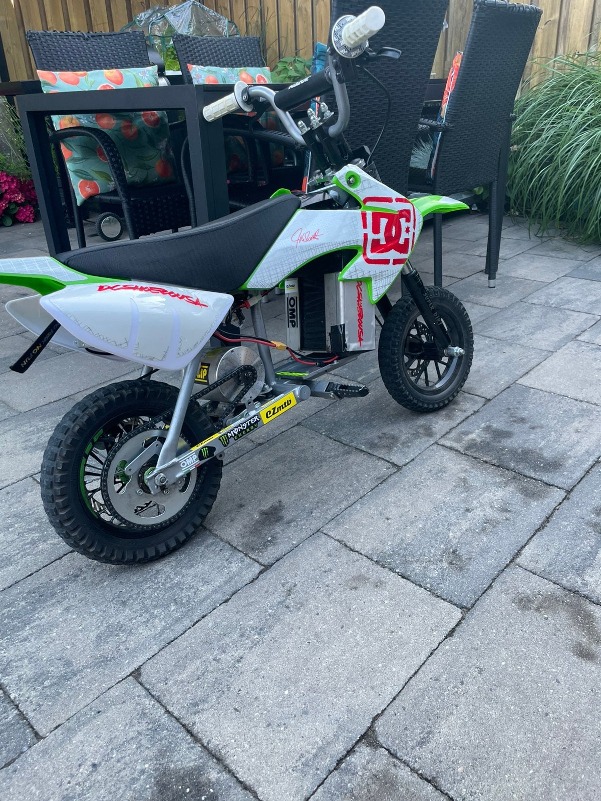Custom elektrische pitbike 72v 3000w 73km/h ruilen mogelijk, Ophalen, Zo goed als nieuw, Schijfrem, Pitbike
