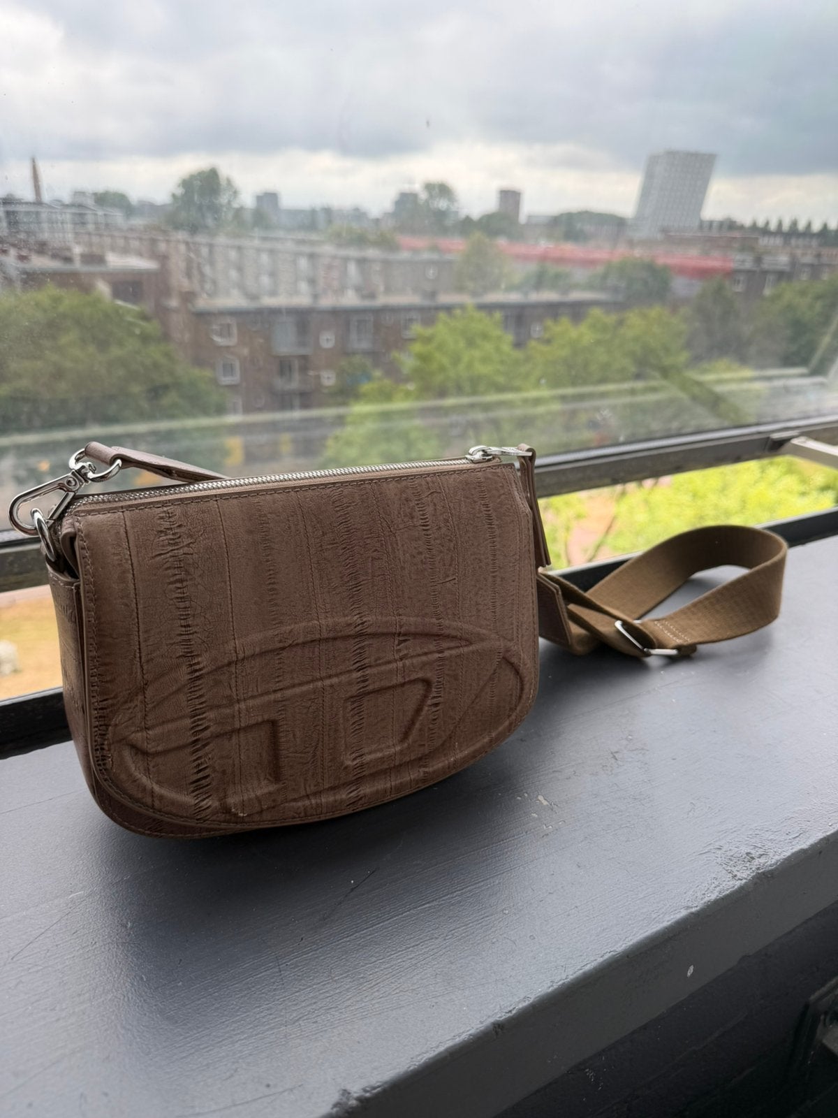Diesel camara bag, Kleding | Heren, Ophalen of Verzenden, Zo goed als nieuw, Zwart