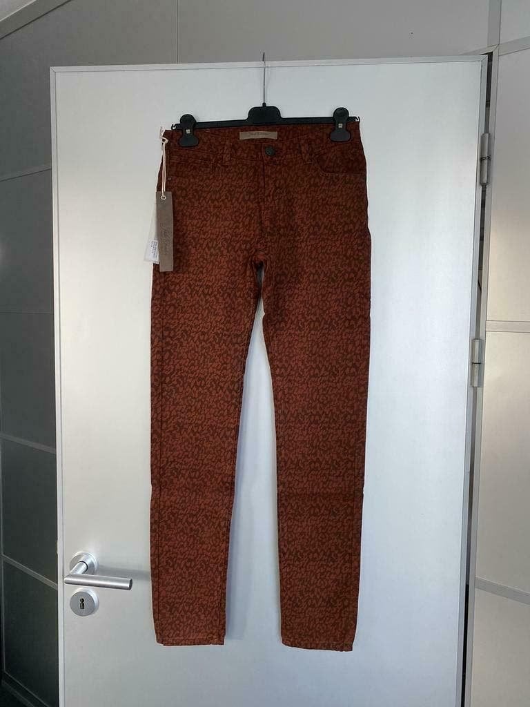 G104 Nieuw: Jade Twelve mt 30+31+32=M jeans broek bruin, Jade Twelve, Overige kleuren, Nieuw, Ophalen of Verzenden